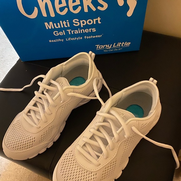 NIB Cheeks Multi Sport Gel Trainers Athletic Shoe - Picture 2 of 4